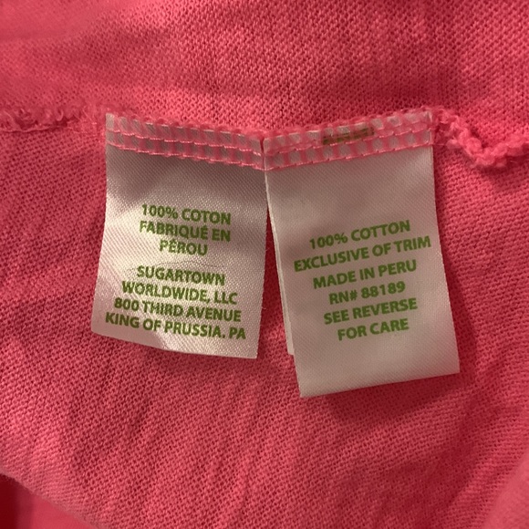 Lilly Pulitzer pink long sleeve size M - Picture 6 of 6